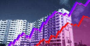 graph on apartment building